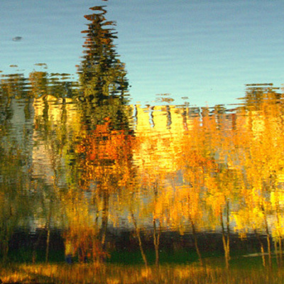Novodevichy Monestry under the water 
