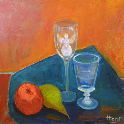 Still-life with angel